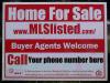 Custom Printed Real Estate Yard Sign for Flat Fee MLS Sellers